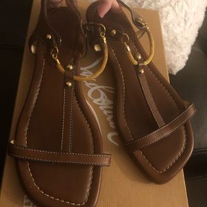 CHRISTIAN LOUBOUTIN SYLVIA FLAT SANDALS SIZE 36